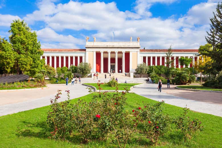 Main entrance to the National Archaeological Museum, Athens