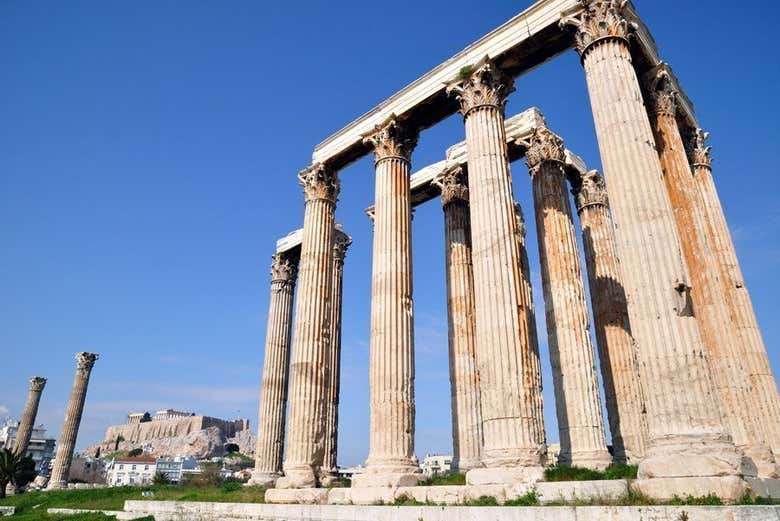 Marvel at the Temple of Olympan Zeus