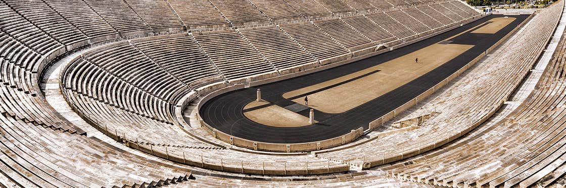 greece stadium parthenon